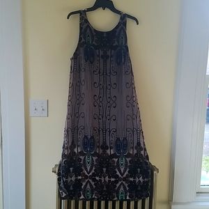 FREE PEOPLE • NWT Cut Work Velvet Dress